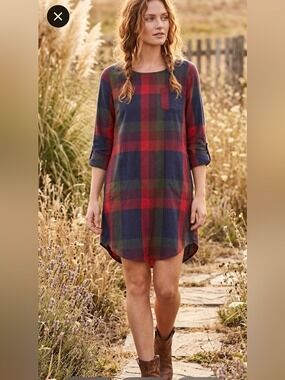 Plaid Midi Dress with Pockets | Medium - Cupshe